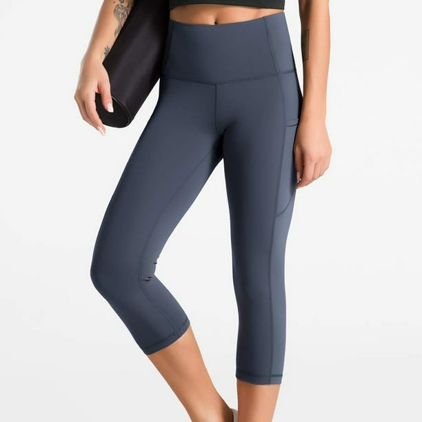 NEW Women Stretch Yoga Leggings Fitness Running Gym Sports Pockets Active Pants